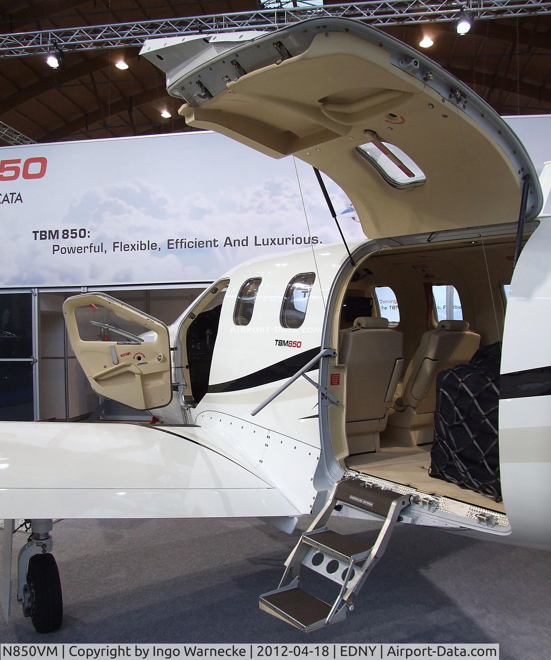 N850VM, 2012 Socata TBM-850 C/N 616, SOCATA TBM-850 at the Aero 2012, Friedrichshafen