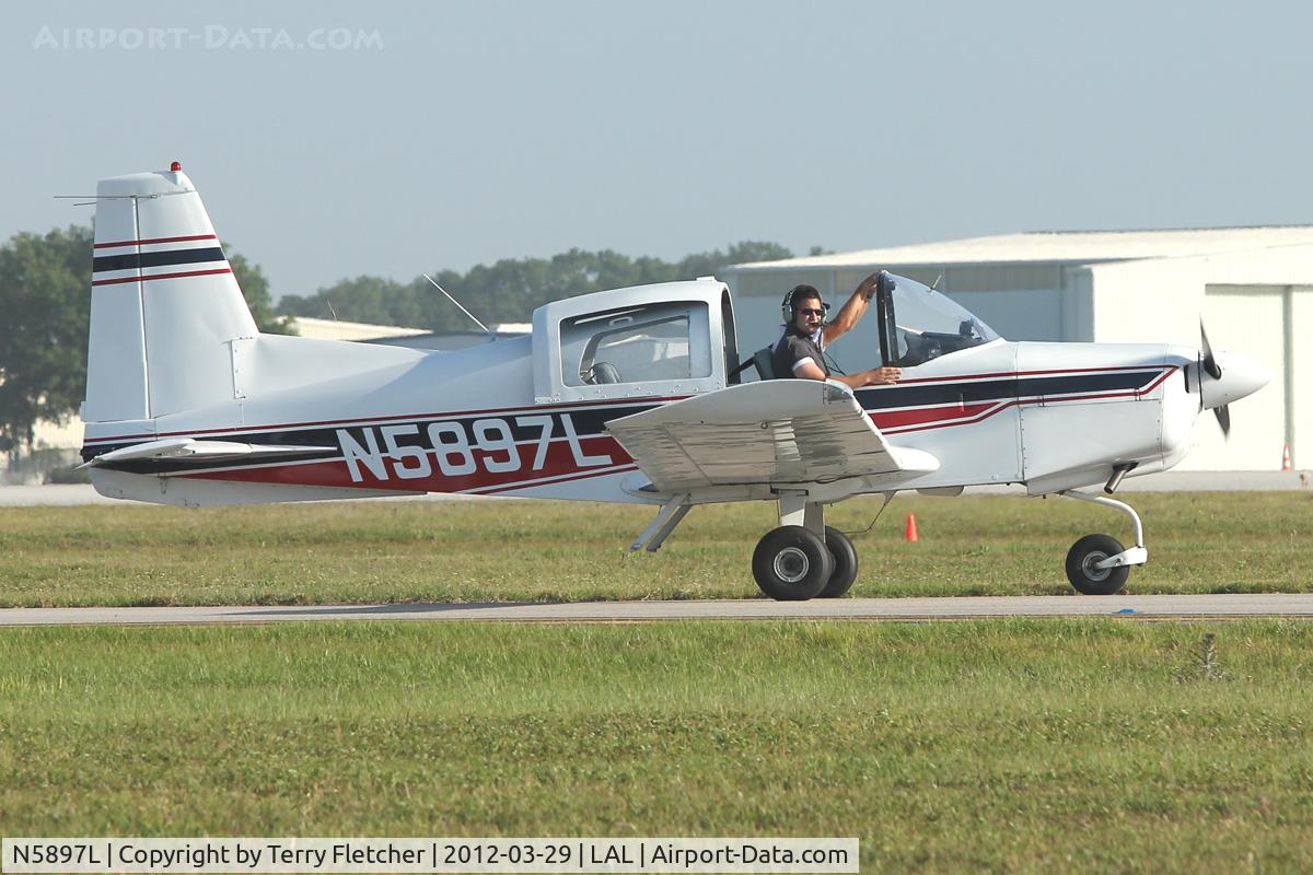 N5897L, 1972 American AA-5 C/N AA5-0097, At 2012 Sun N Fun