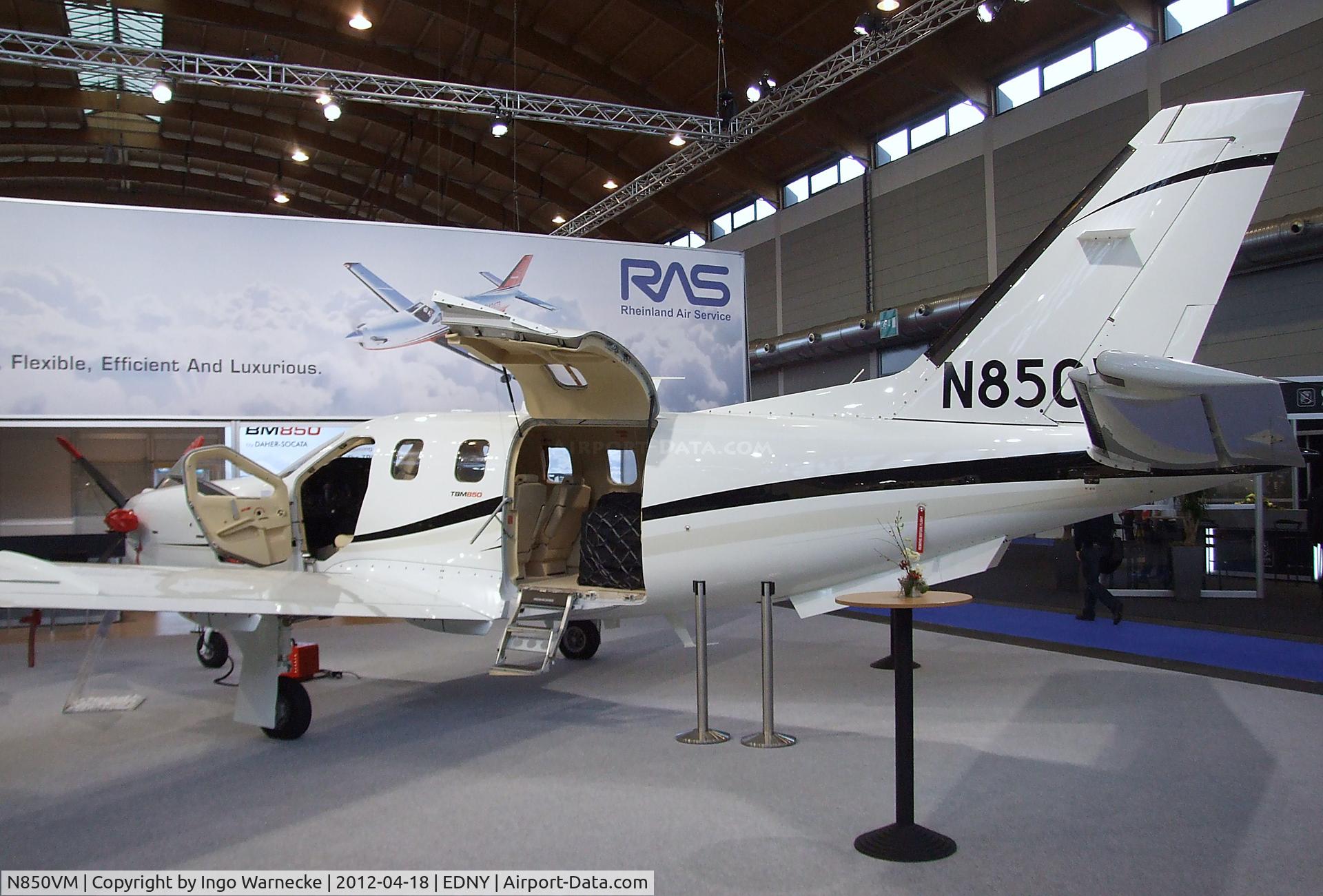 N850VM, 2012 Socata TBM-850 C/N 616, SOCATA TBM-850 at the Aero 2012, Friedrichshafen