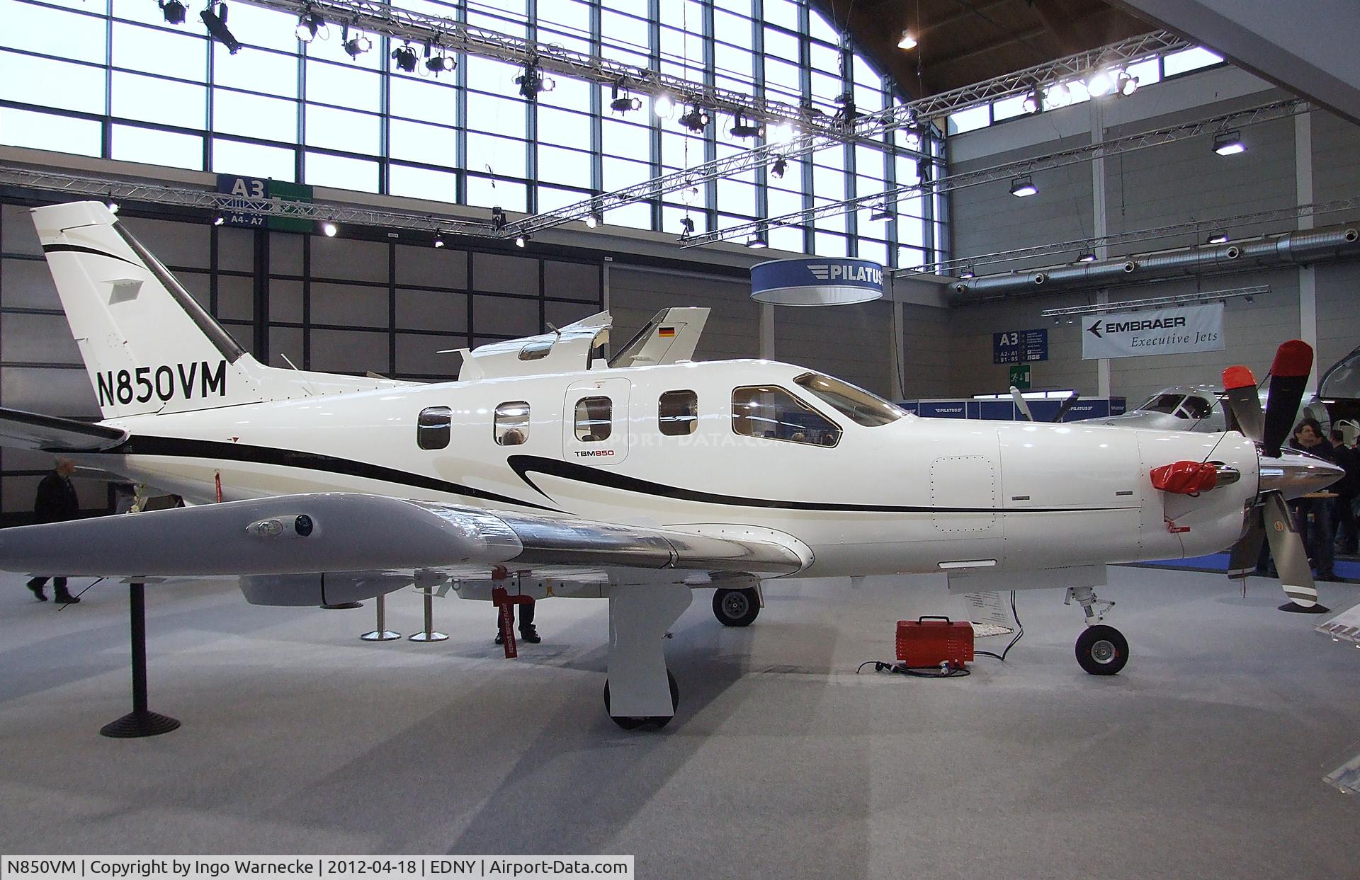 N850VM, 2012 Socata TBM-850 C/N 616, SOCATA TBM-850 at the Aero 2012, Friedrichshafen