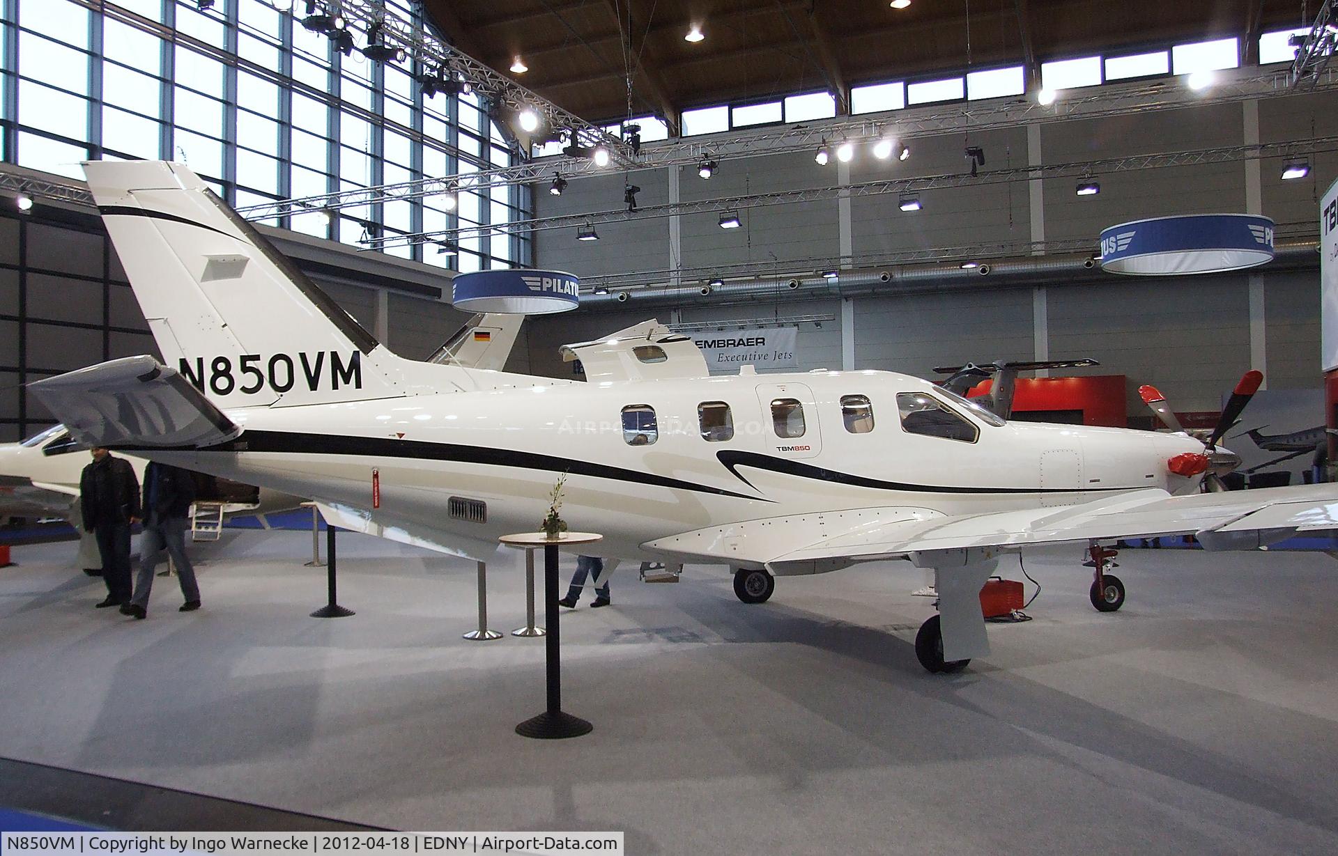 N850VM, 2012 Socata TBM-850 C/N 616, SOCATA TBM-850 at the Aero 2012, Friedrichshafen