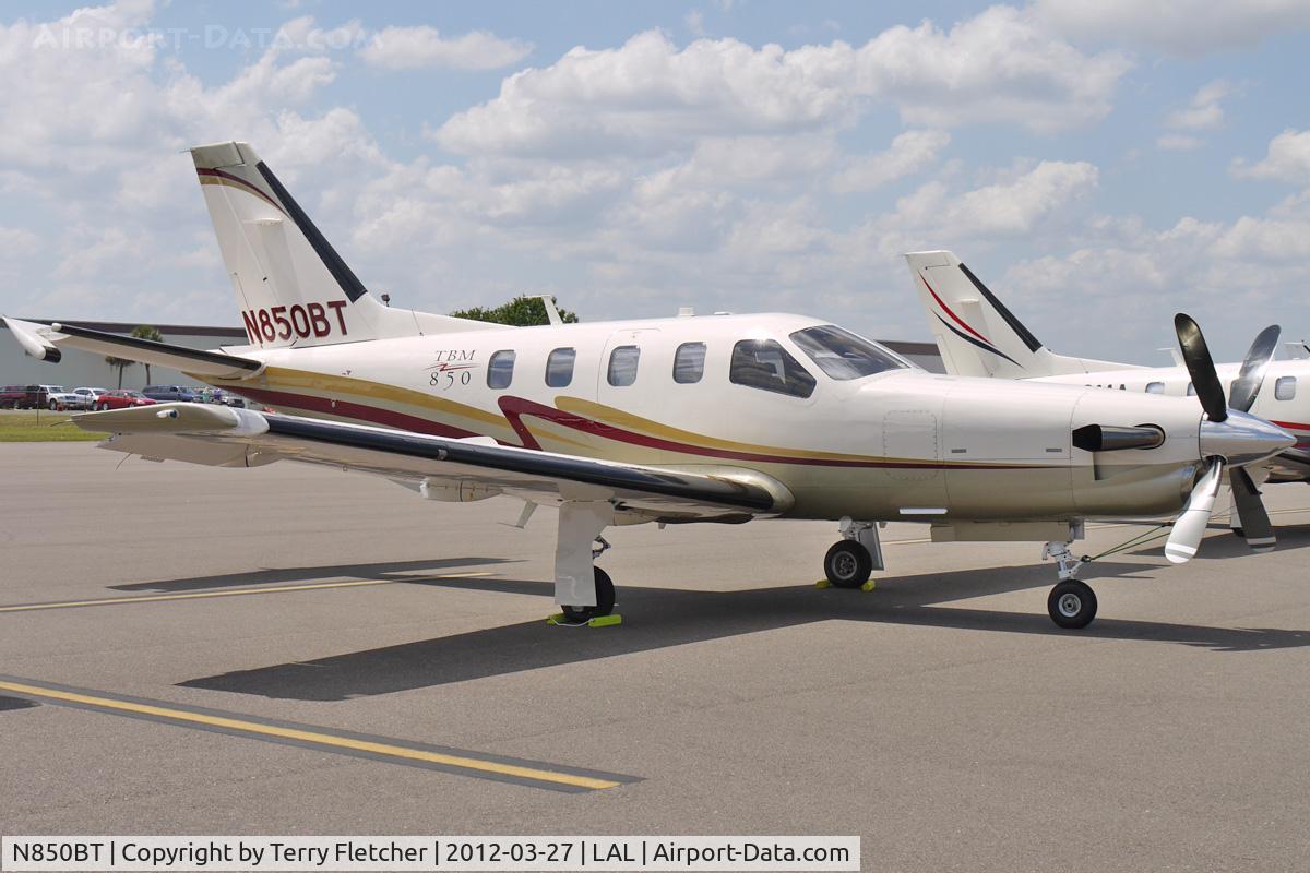 N850BT, 2007 Socata TBM-700 C/N 433, At 2012 Sun N Fun