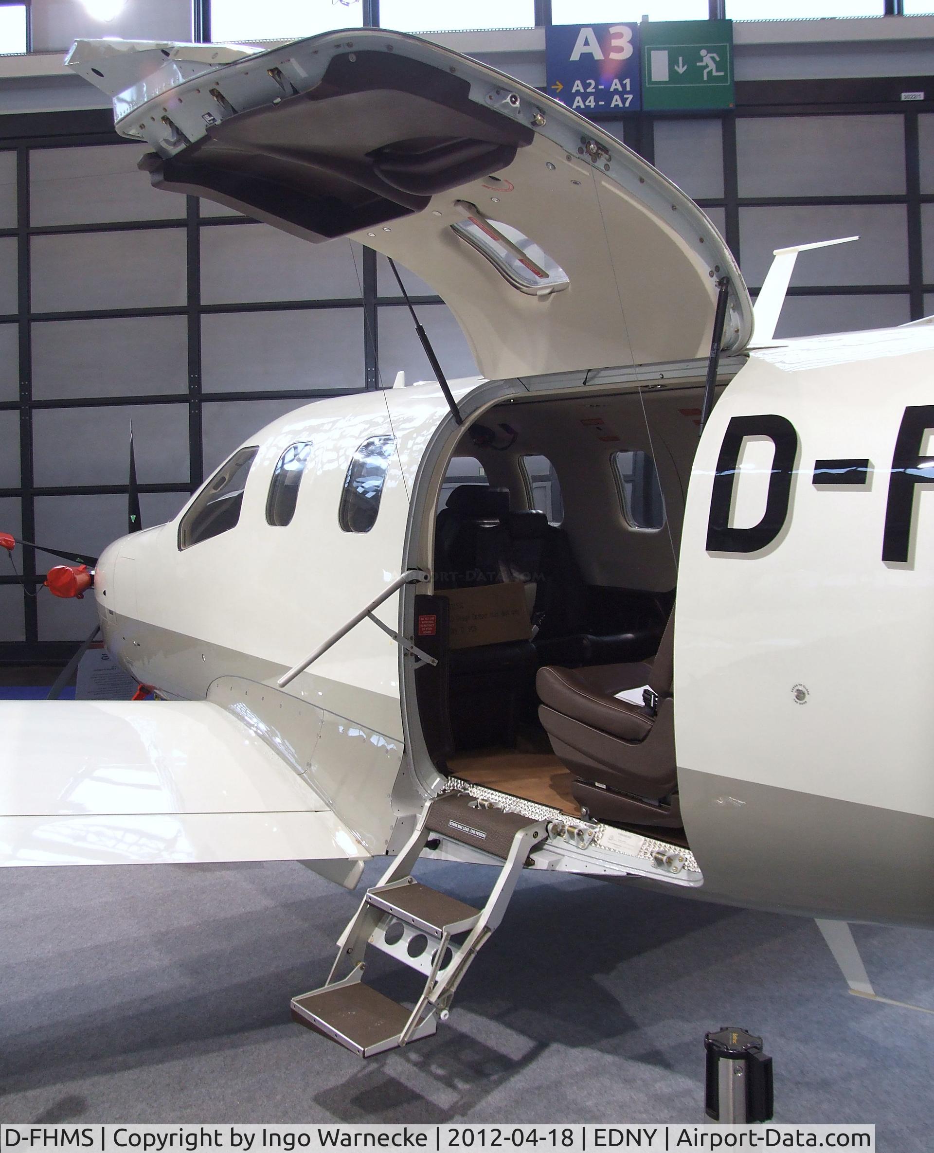 D-FHMS, Socata TBM-700 C/N 573, SOCATA TBM-850 at the Aero 2012, Friedrichshafen