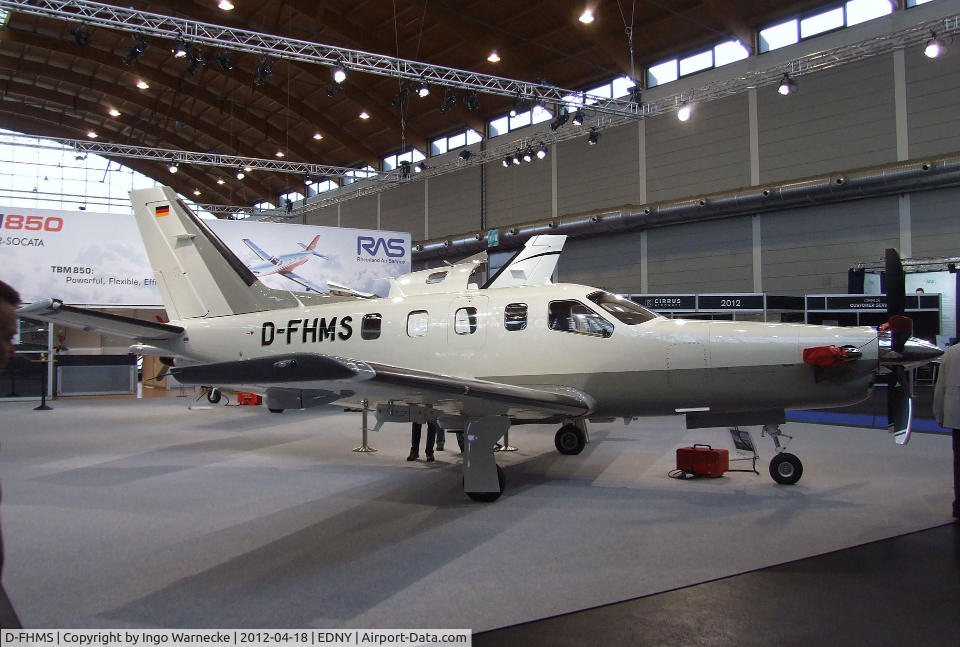 D-FHMS, Socata TBM-700 C/N 573, SOCATA TBM-850 at the Aero 2012, Friedrichshafen