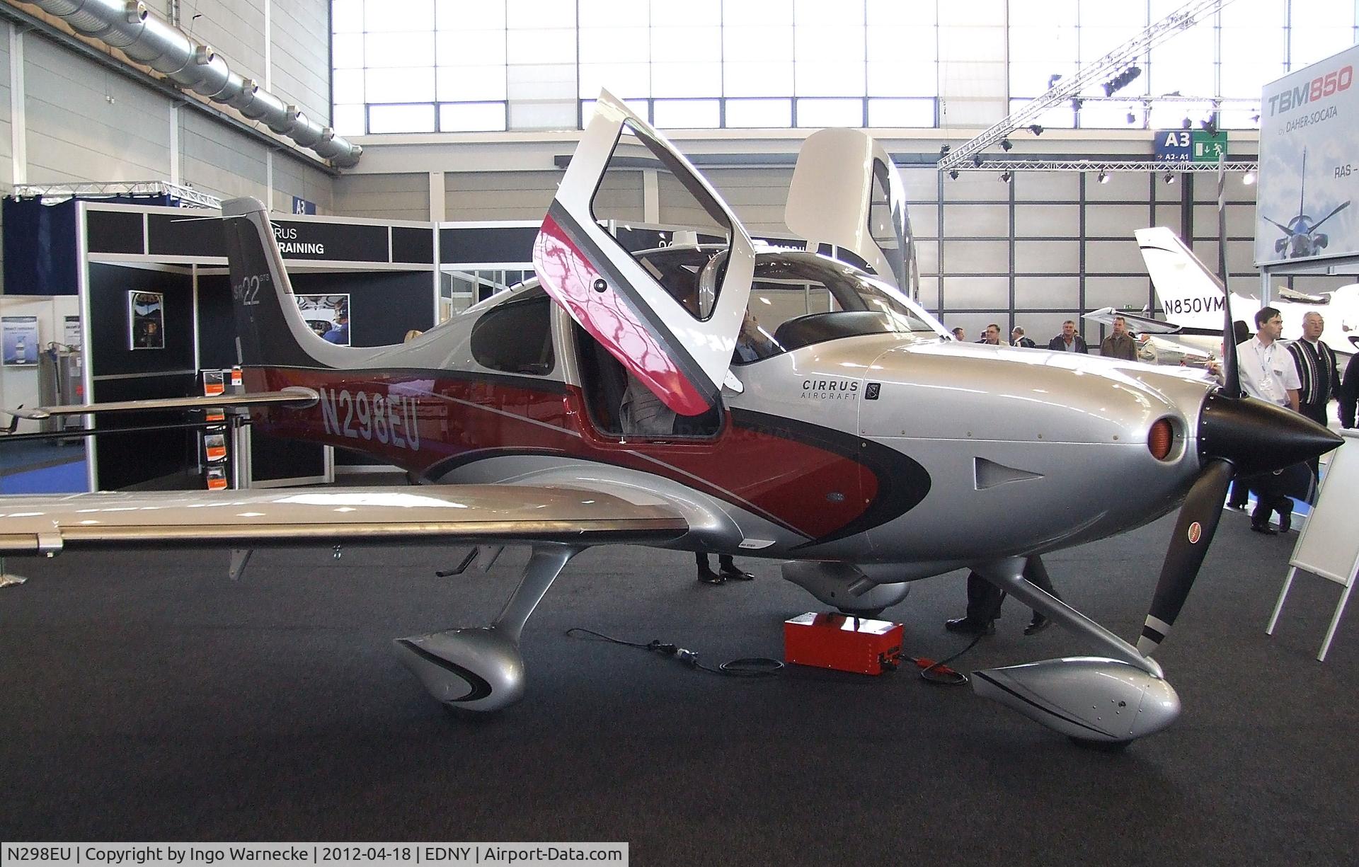 N298EU, Cirrus SR22 GTS C/N 3838, Cirrus SR22 GTS at the Aero 2012, Friedrichshafen