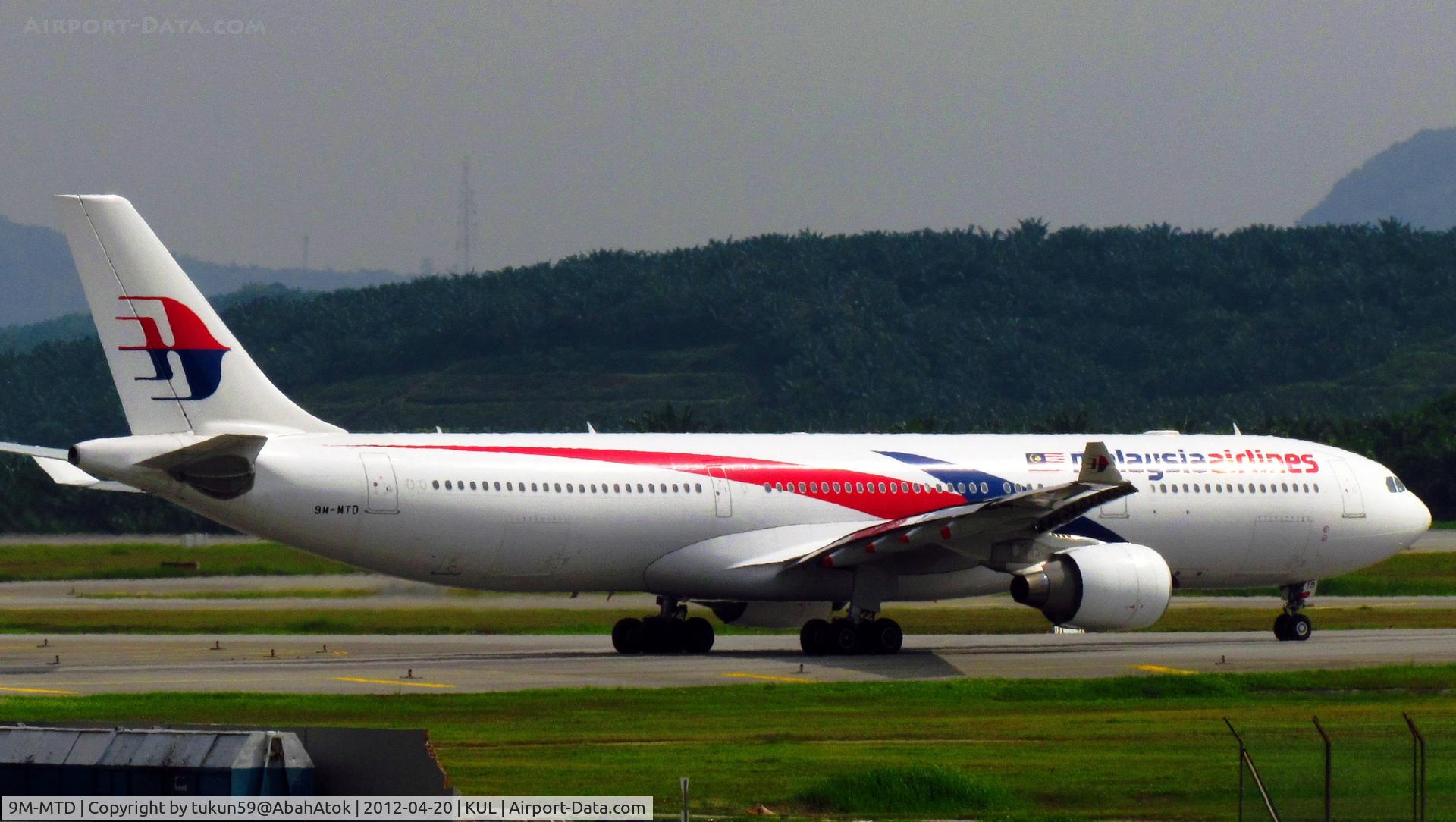 9M-MTD, 2011 Boeing A330-323X C/N 1234, Malaysia Airlines