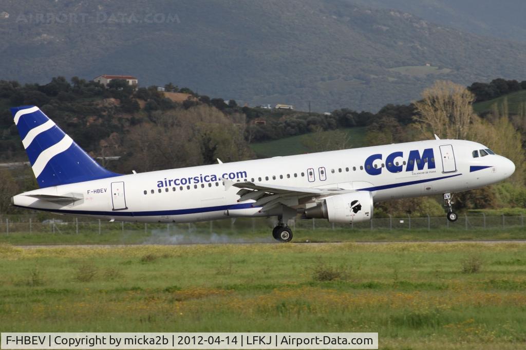 F-HBEV, 2009 Airbus A320-214 C/N 3952, Landing in 20