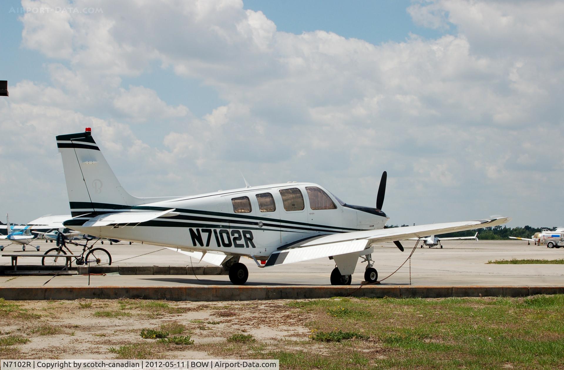 N7102R, Raytheon Aircraft Company G36 C/N E-3732, Raytheon Aircraft Company G36 N7102R at Bartow Municipal Airport, Bartow, FL 