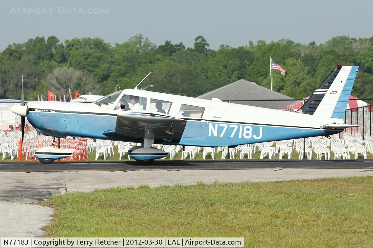 N7718J, 1969 Piper PA-32-260 Cherokee Six Cherokee Six C/N 32-1120, At 2012 Sun N Fun