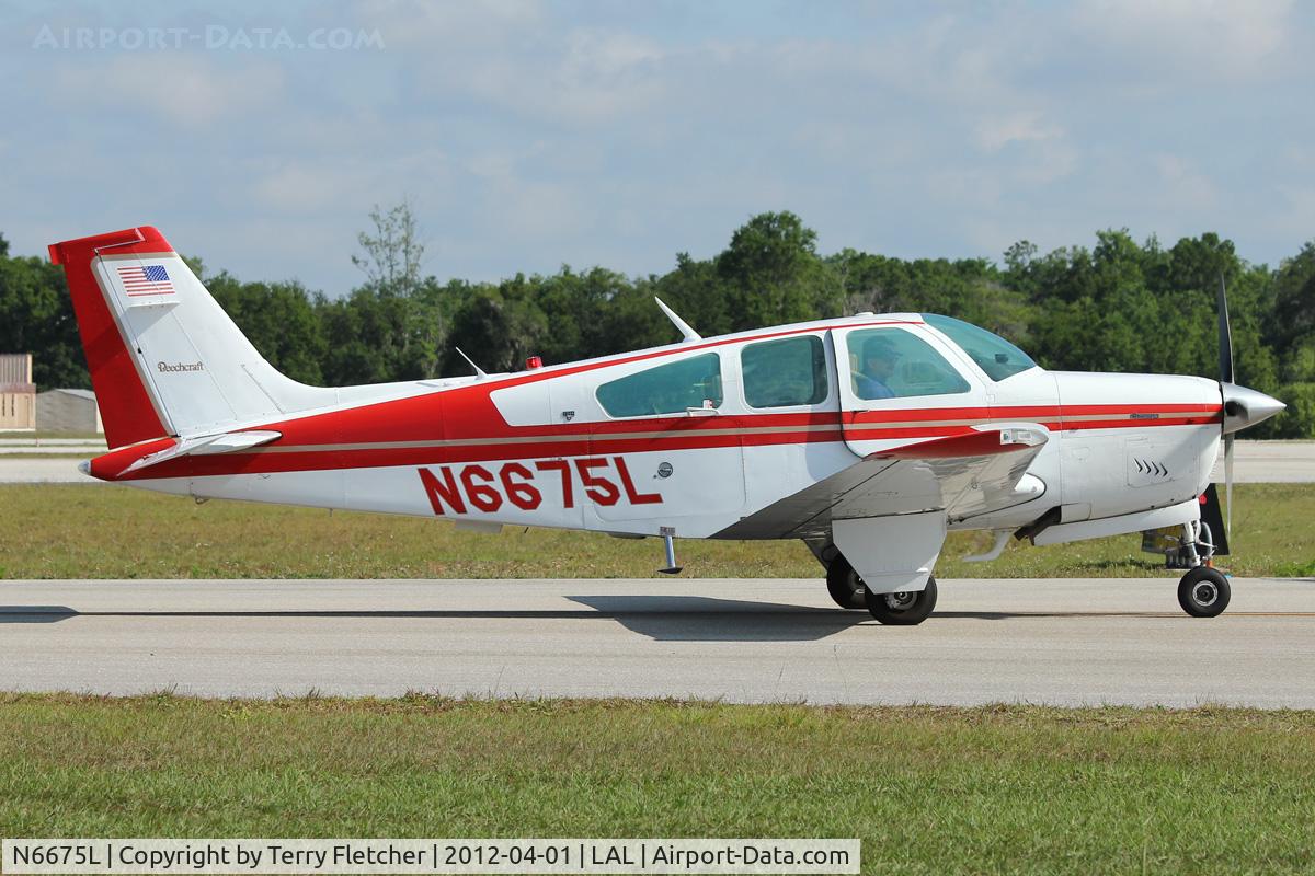 N6675L, 1979 Beech F33A Bonanza C/N CE-882, At 2012 Sun N Fun