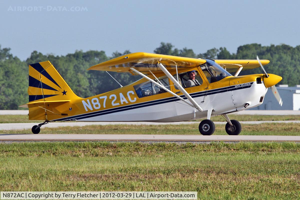 N872AC, 2000 American Champion 8KCAB Super Decathlon C/N 872-2000, At 2012 Sun N Fun