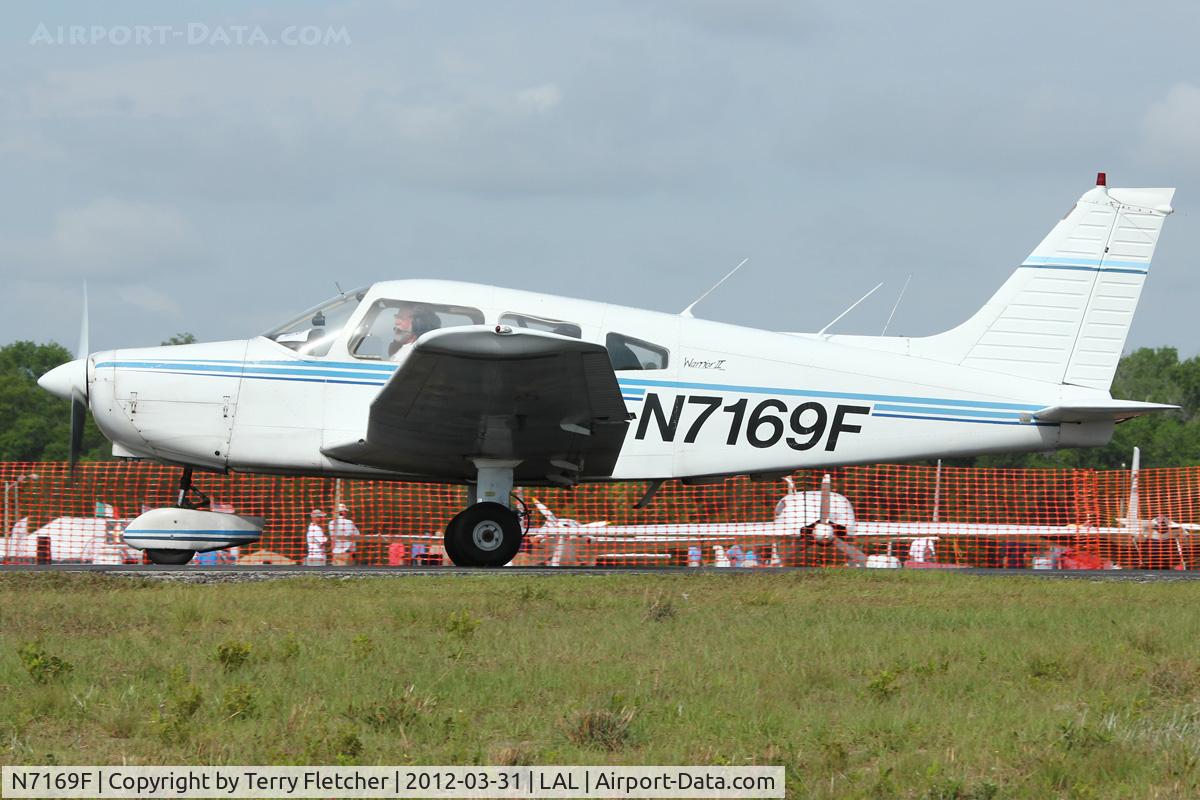 N7169F, 1976 Piper PA-28-151 Cherokee Warrior C/N 28-7715200, At 2012 Sun N Fun