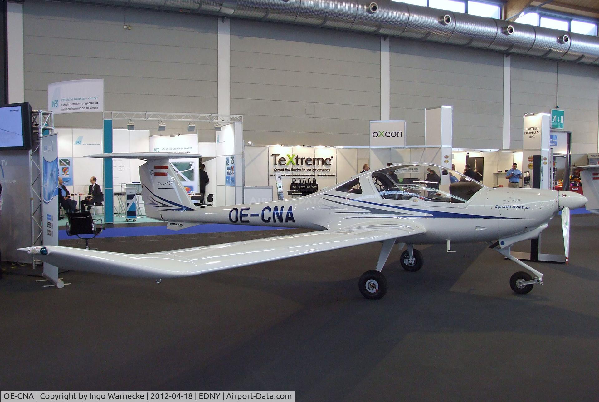 OE-CNA, Diamond DV-20 Katana C/N 20211, Diamond DV-20 Katana at the Aero 2012, Friedrichshafen
