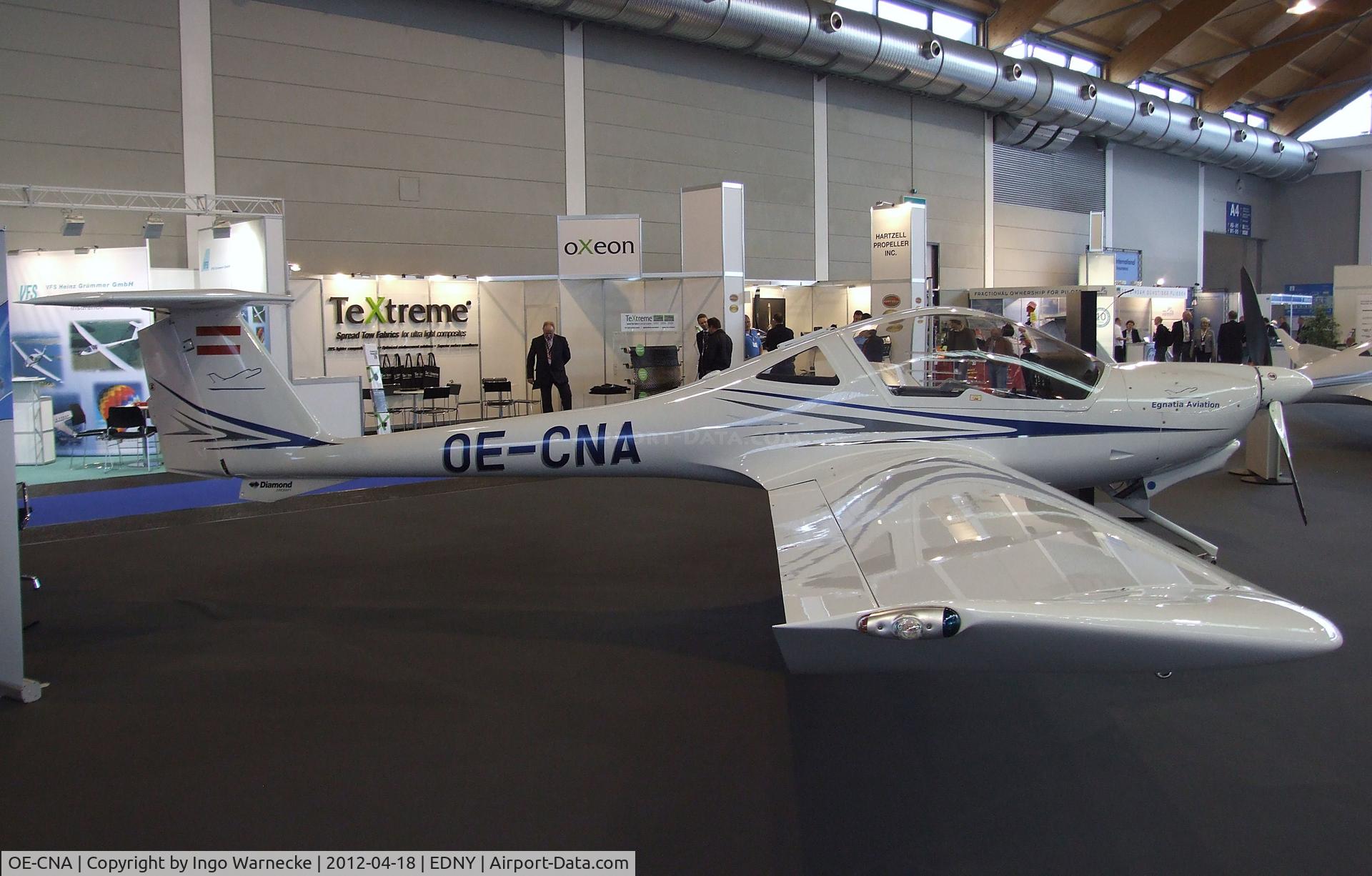 OE-CNA, Diamond DV-20 Katana C/N 20211, Diamond DV-20 Katana at the Aero 2012, Friedrichshafen