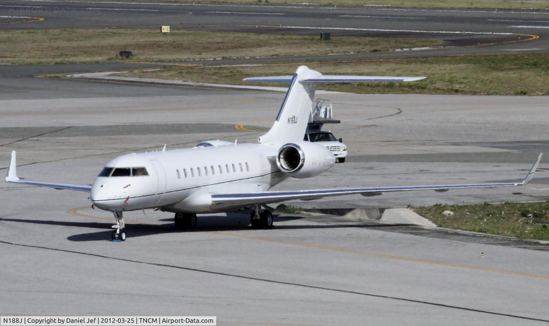 N188J, 2010 Bombardier BD-700-1A11 Global 5000 C/N 9383, N188J