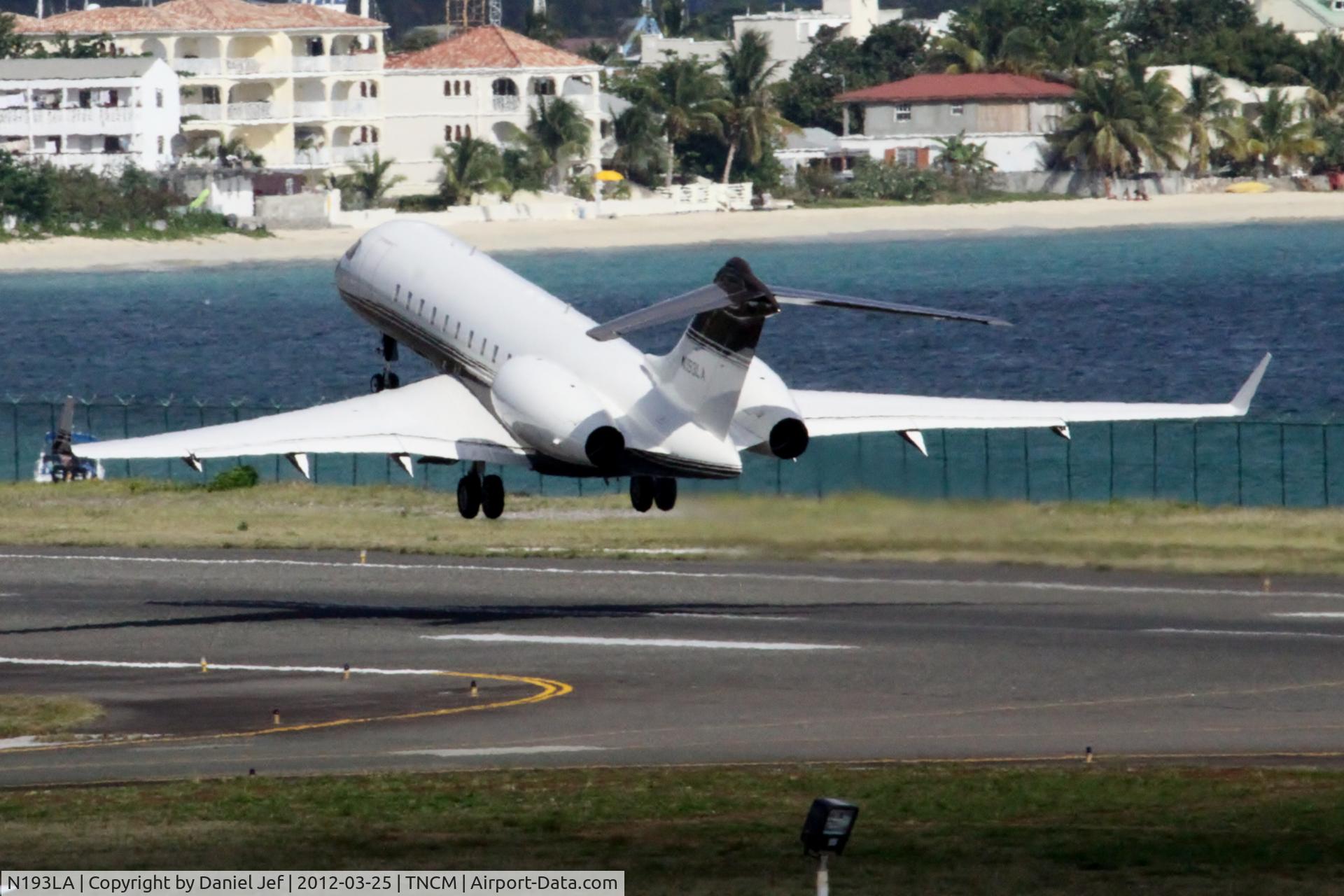 N193LA, 2007 Bombardier BD-700-1A11 Global 5000 C/N 9255, N193LA