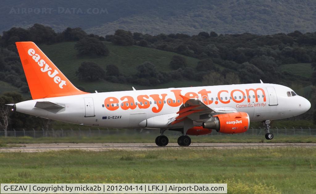 G-EZAV, 2006 Airbus A319-111 C/N 2803, Landing in 20