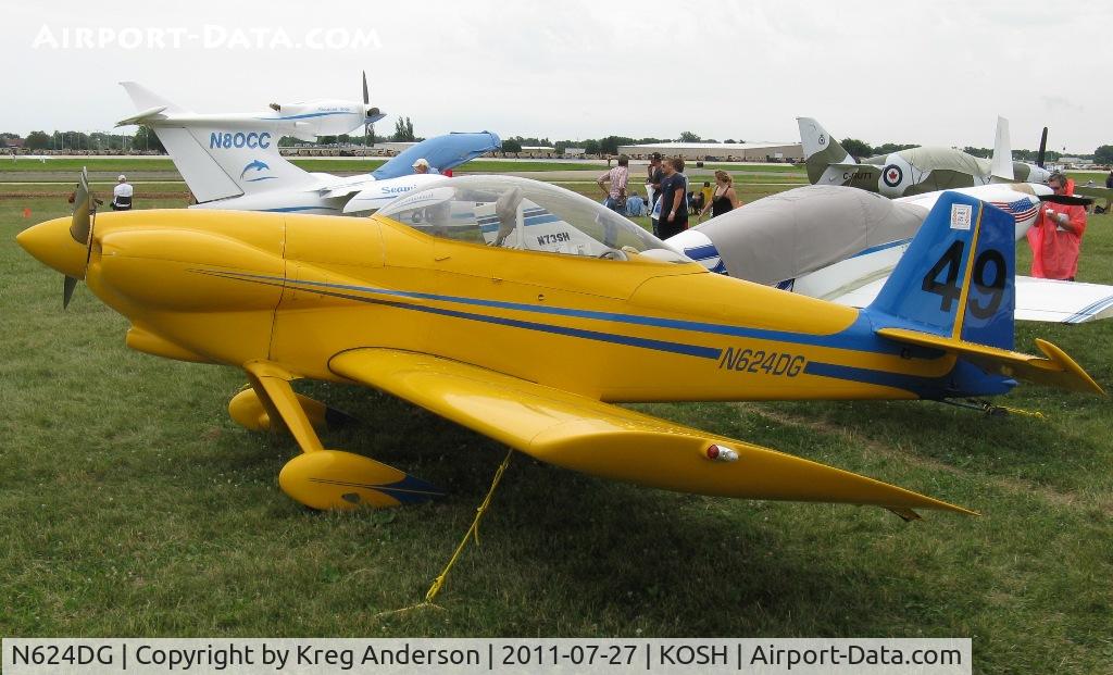 N624DG, 1998 Vans RV-4 C/N 3499, EAA AirVenture 2011