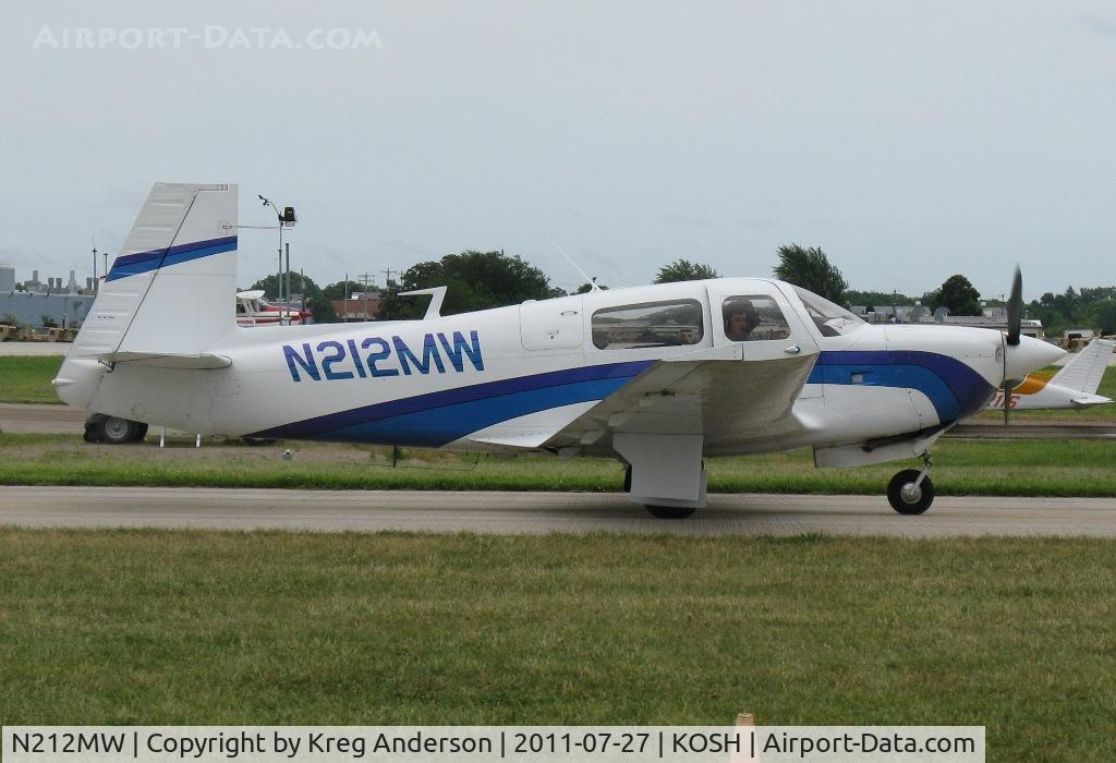 N212MW, 1969 Mooney M-20G Statesman C/N 690005, EAA AirVenture 2011