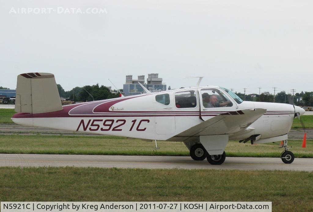 N5921C, Beech C35 Bonanza C/N D-3281, EAA AirVenture 2011