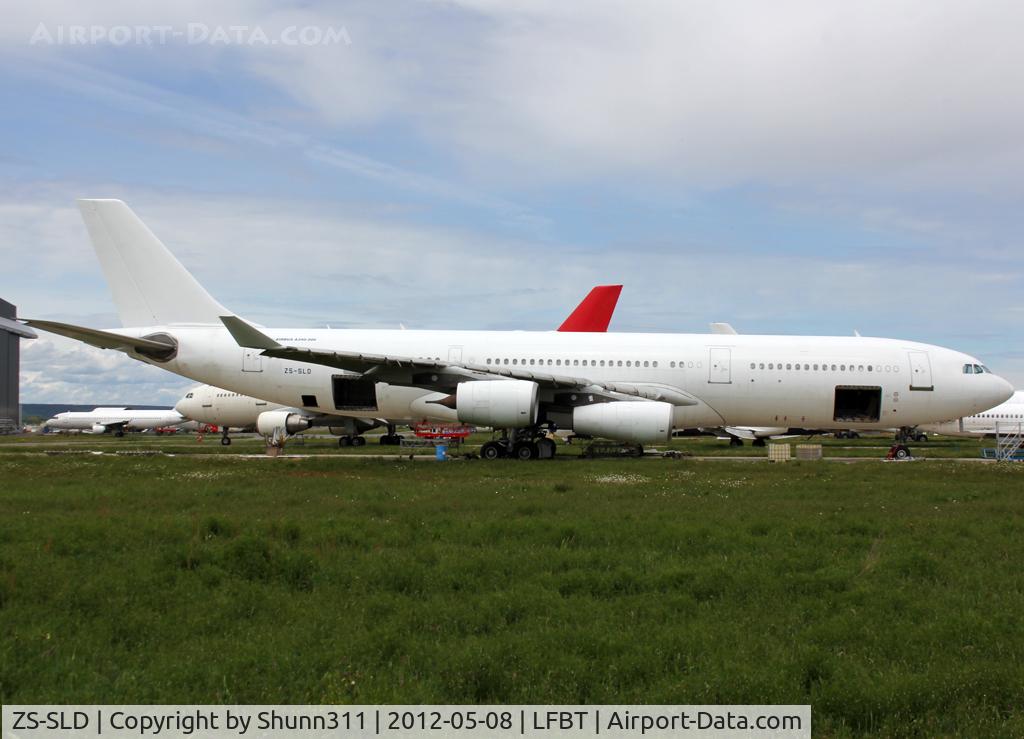 ZS-SLD, 1993 Airbus A340-211 C/N 019, Scrapping prcess is now engaged...
