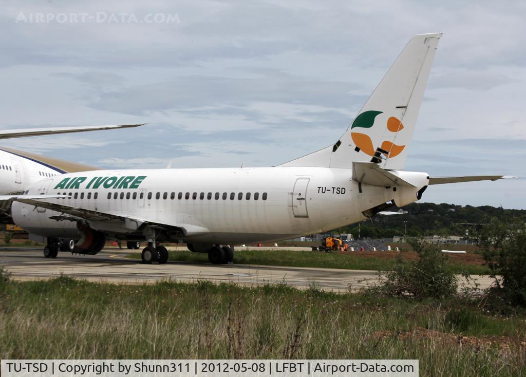 TU-TSD, 1991 Boeing 737-522 C/N 25008, Scrapping process engaged...