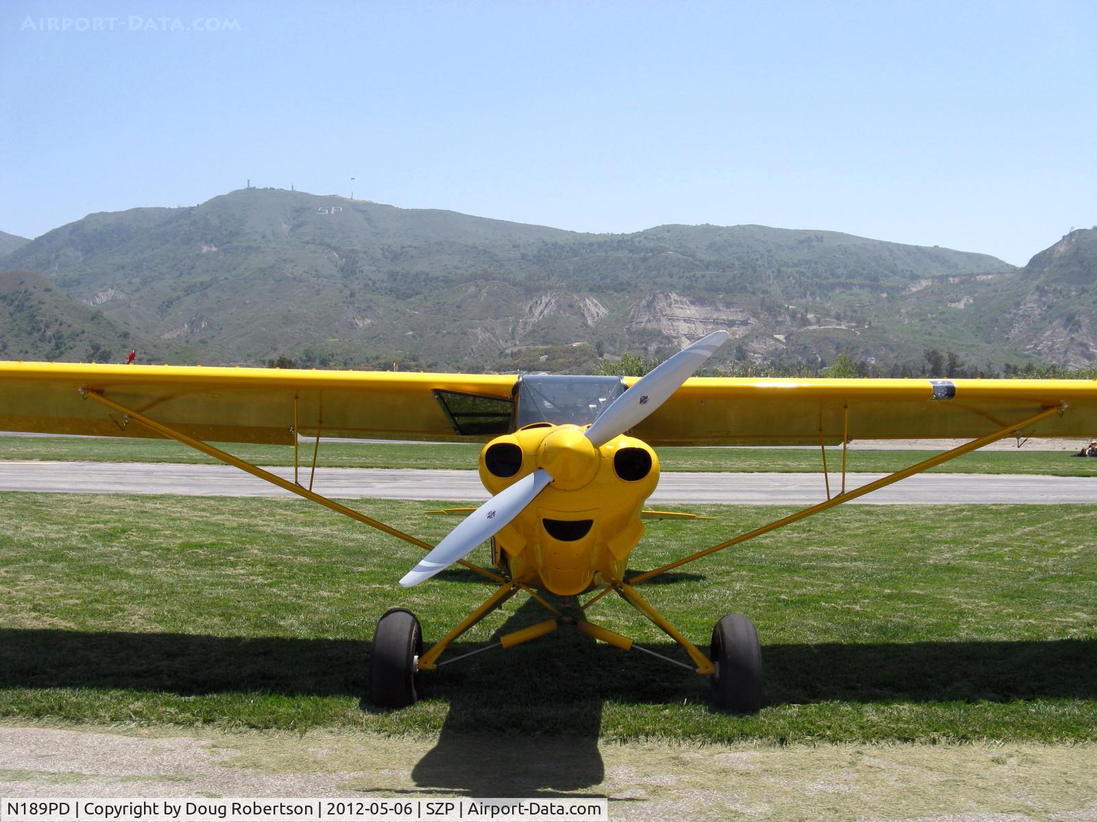 N189PD, Cub Crafters CC11-160 Carbon Cub SS C/N CC11-00189, 2011 Cubcrafters CC11-160 CARBON CUB LSA, Lycoming O-360-based CC340 rated at 180 Hp for 5 minutes, 80 Hp cruise, Catto two-bladed composite prop
