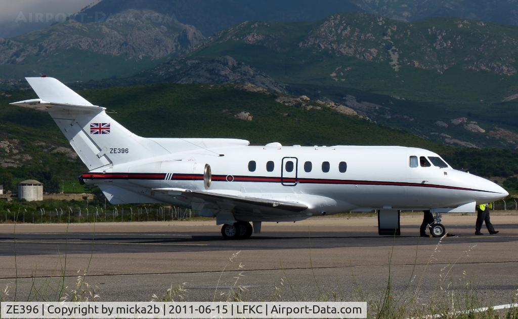 ZE396, British Aerospace BAe-125 CC.3 C/N 257211, Parked