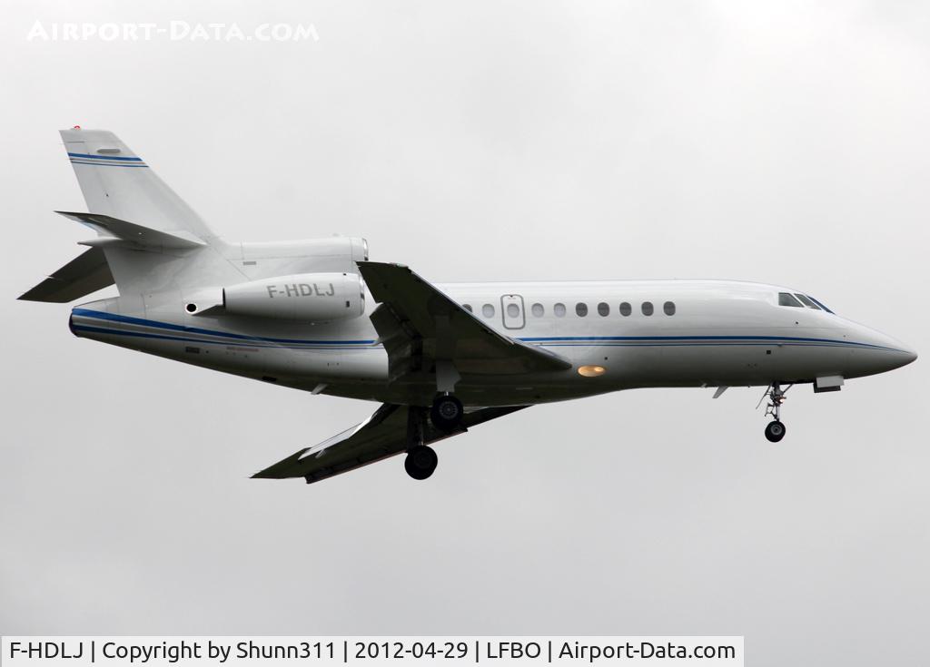 F-HDLJ, 2006 Dassault Falcon 900EX C/N 165, Landing rwy 14L