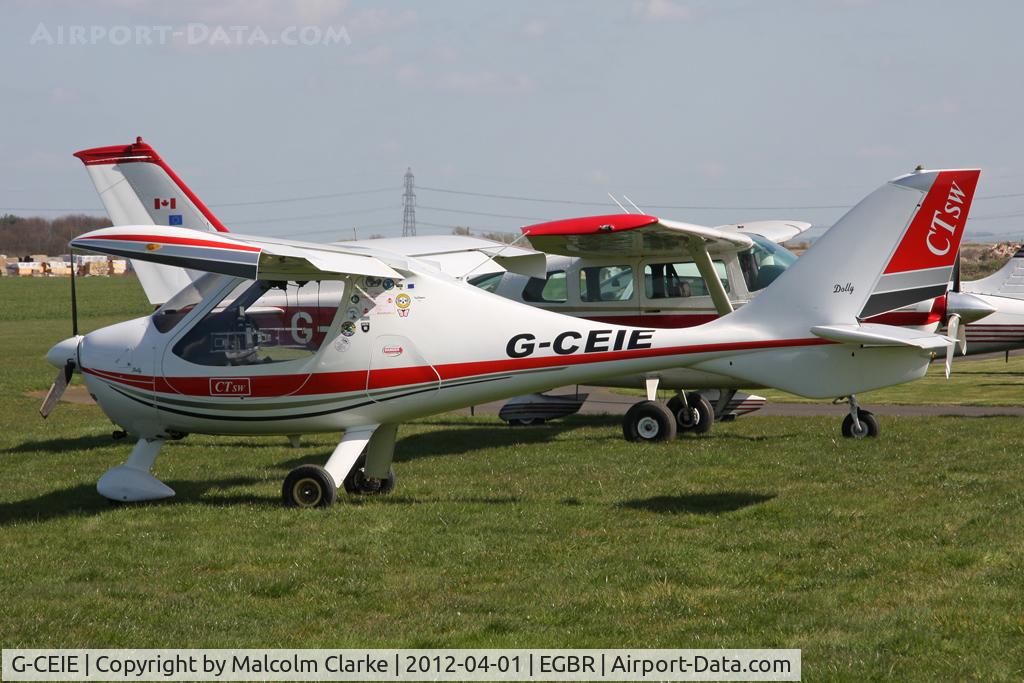 G-CEIE, 2006 Flight Design CTSW C/N 8243, Flight Design CTSW, April Fools Fly-In, Breighton Airfield, April 2012.