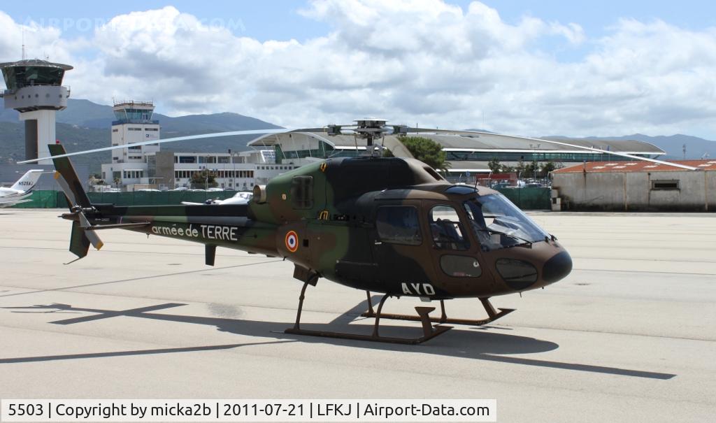 5503, Aerospatiale AS-555UN Fennec C/N 5503, Parked