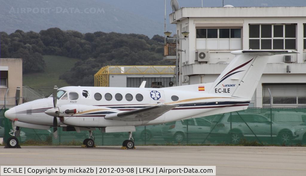 EC-ILE, 2001 Raytheon B200 King Air C/N BB-1792, Parked.