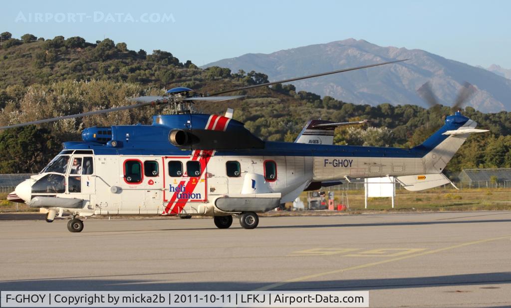 F-GHOY, Eurocopter AS-332L-1 Super Puma C/N 9005, Taxiing