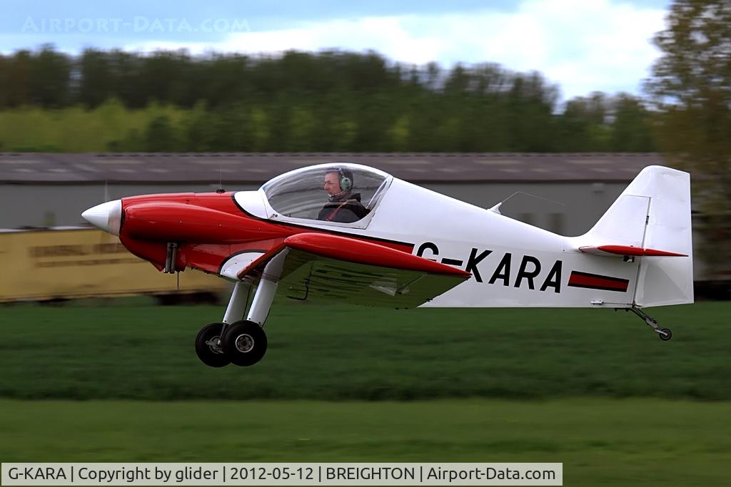 G-KARA, 1986 Brugger MB-2 Colibri C/N PFA 043-10980, Looks like a fun machine