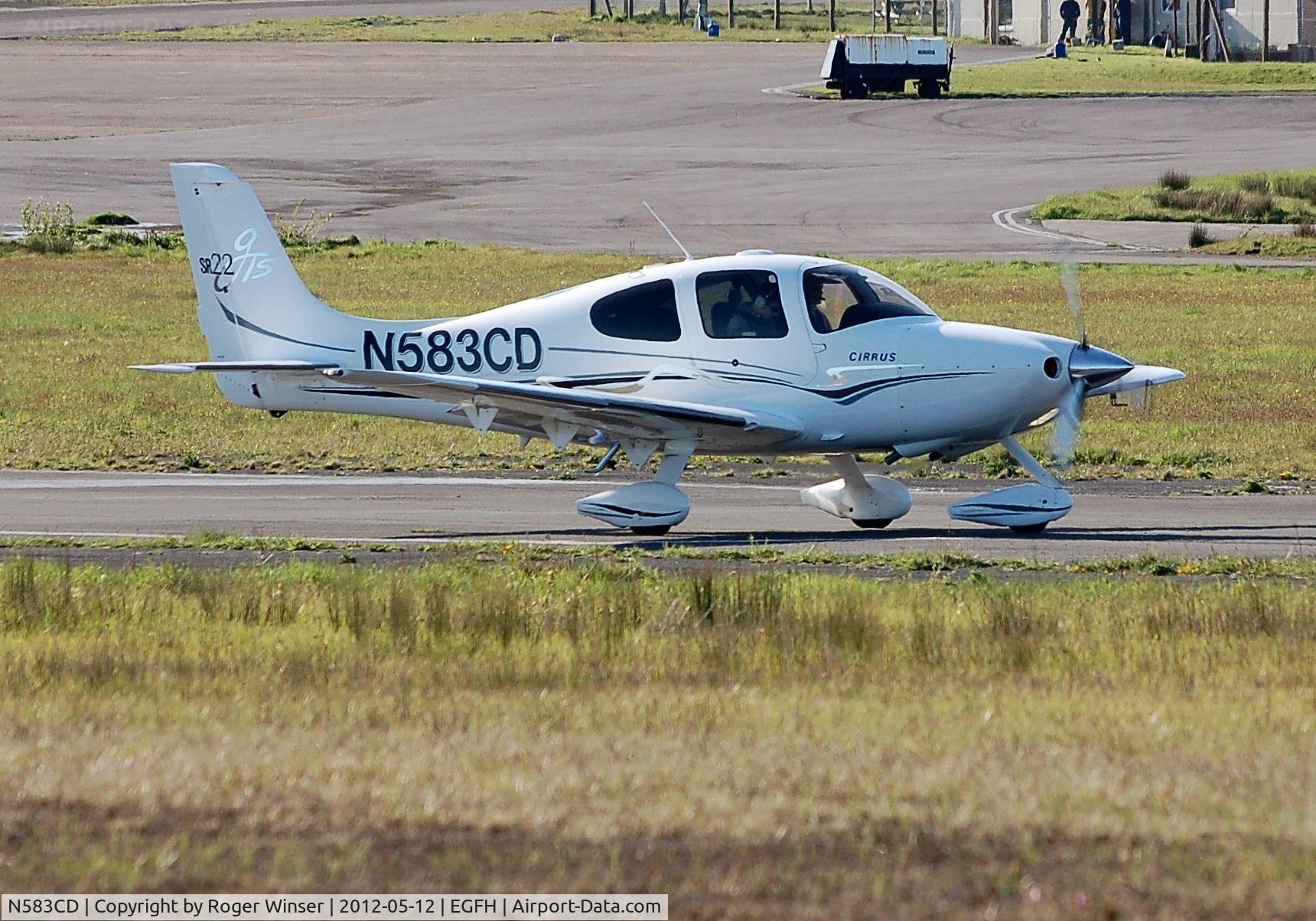 N583CD, 2006 Cirrus SR22 GTS C/N 1809, Visiting Cirrus SR22 GTS.