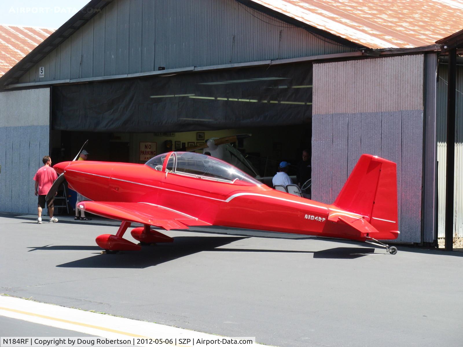 N184RF, 2003 Vans RV-8 C/N 80122, 2003 Findly VAN's RV-8, Lycoming IO-360, stunning workmanship and finish-even chromed rudder pedals, no wing walk-owner removes shoes for entry.