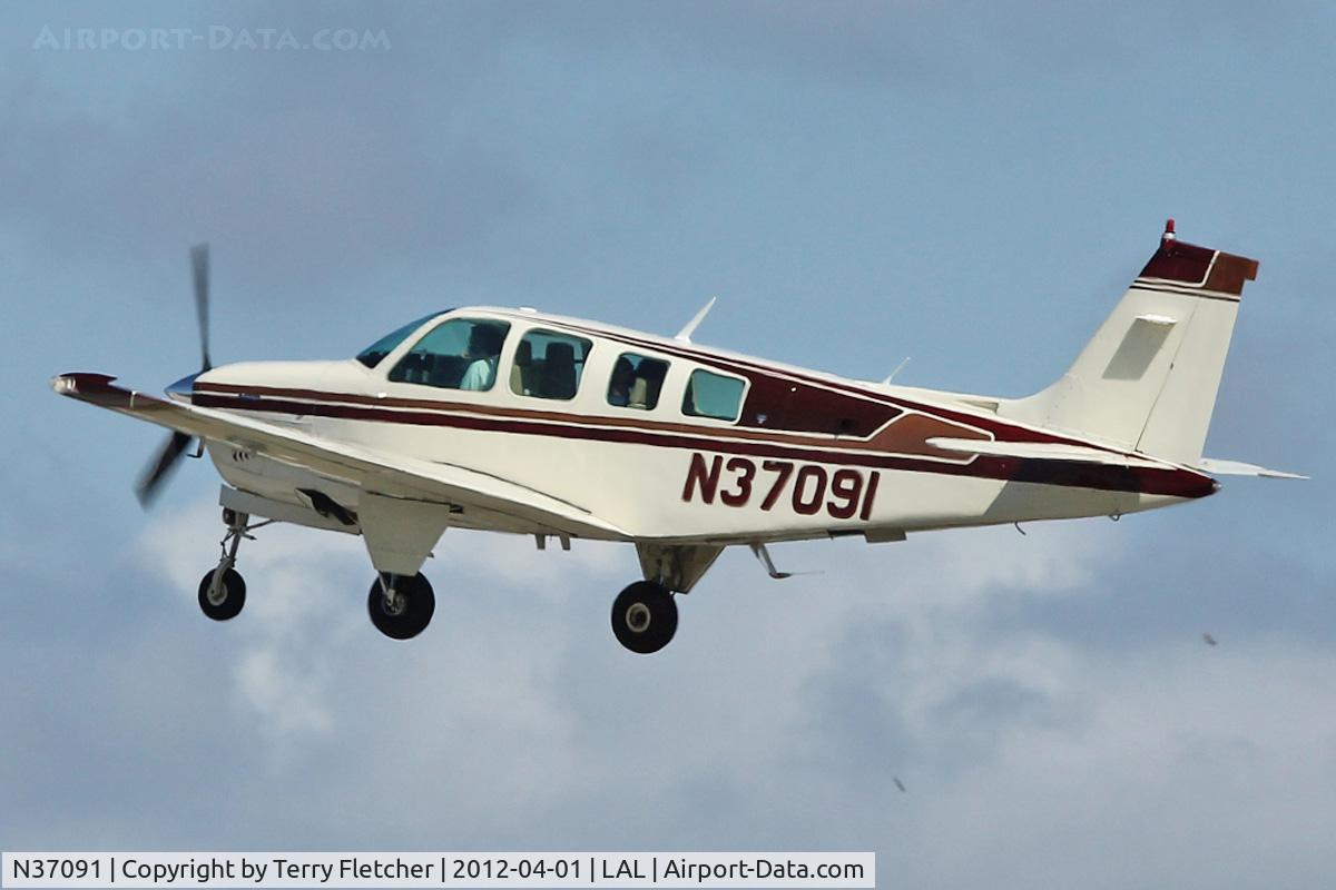 N37091, 1980 Beech A36 Bonanza 36 C/N E-1761, At 2012 Sun N Fun