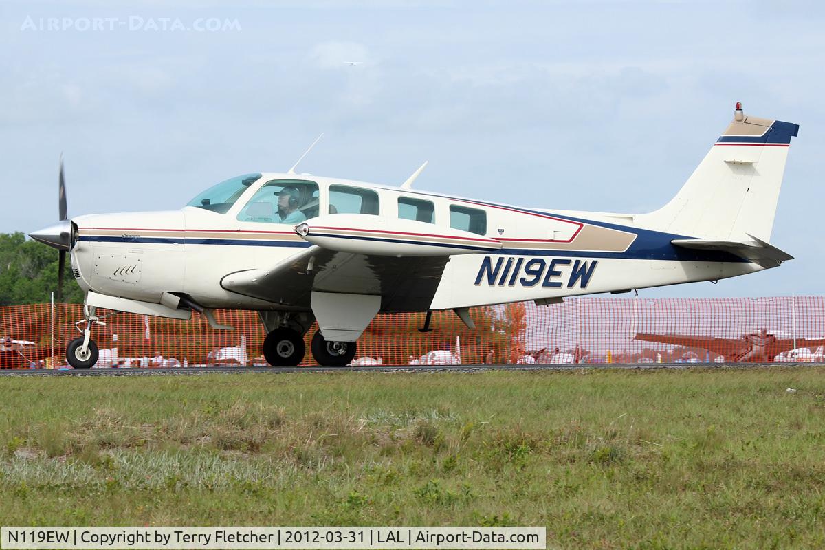 N119EW, 1981 Beech A36 Bonanza 36 C/N E-1863, At 2012 Sun N Fun
