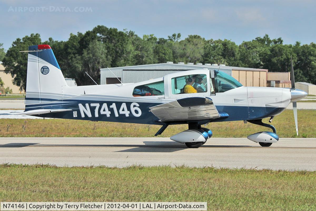 N74146, 1975 Grumman American AA-5B Tiger C/N AA5B-0159, At 2012 Sun N Fun