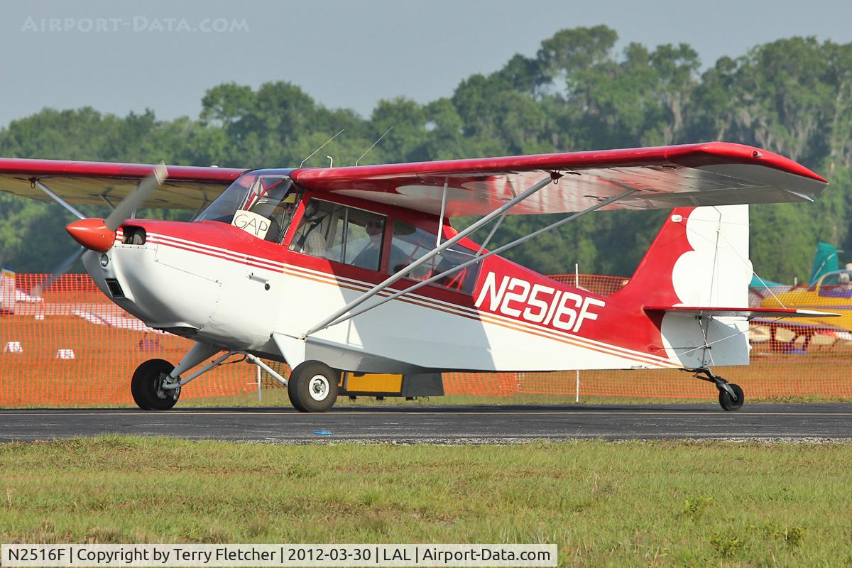 N2516F, 1965 Champion 7ECA Citabria C/N 7ECA-133, At 2012 Sun N Fun