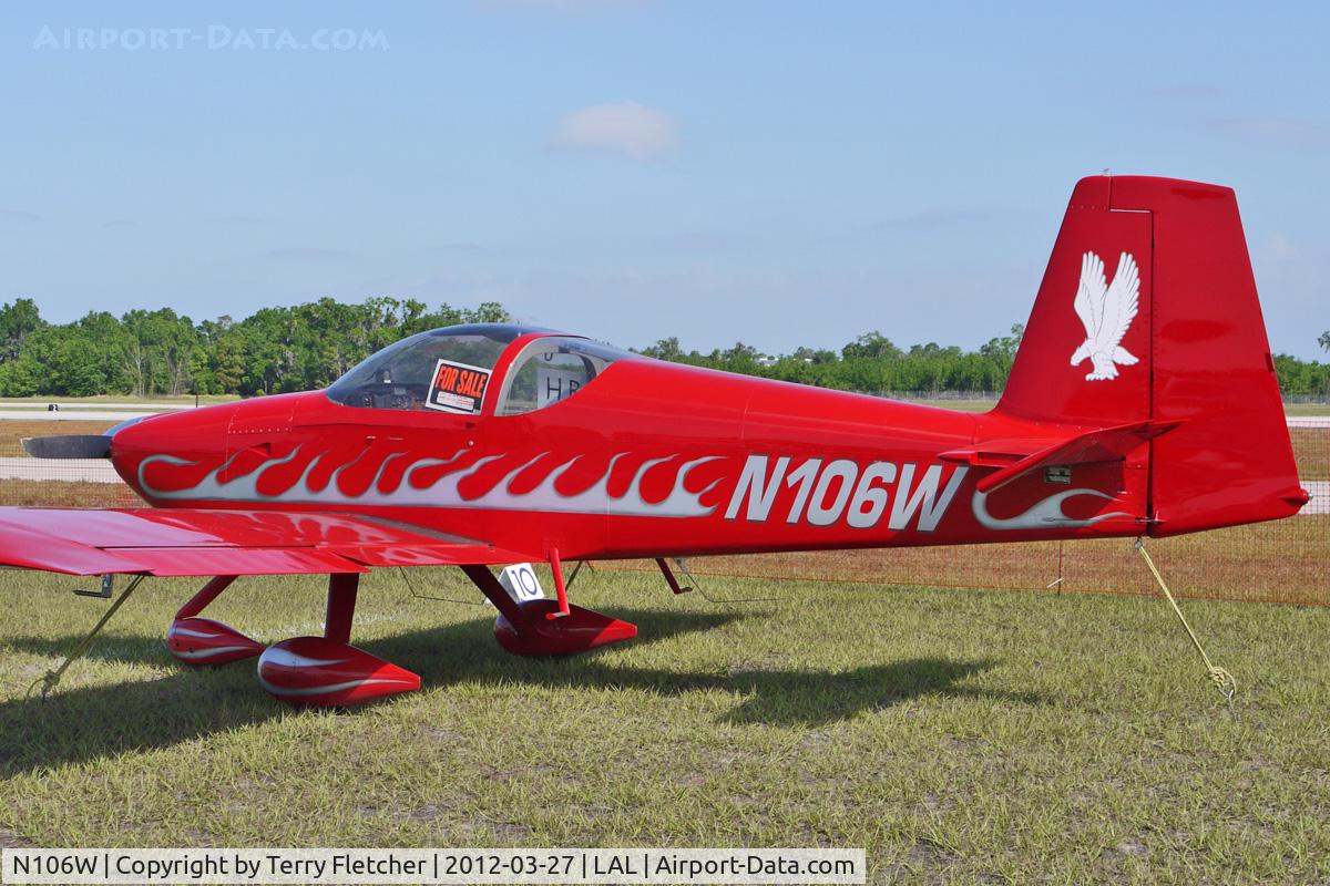 N106W, 2007 Vans RV-7A C/N 70354, At 2012 Sun N Fun