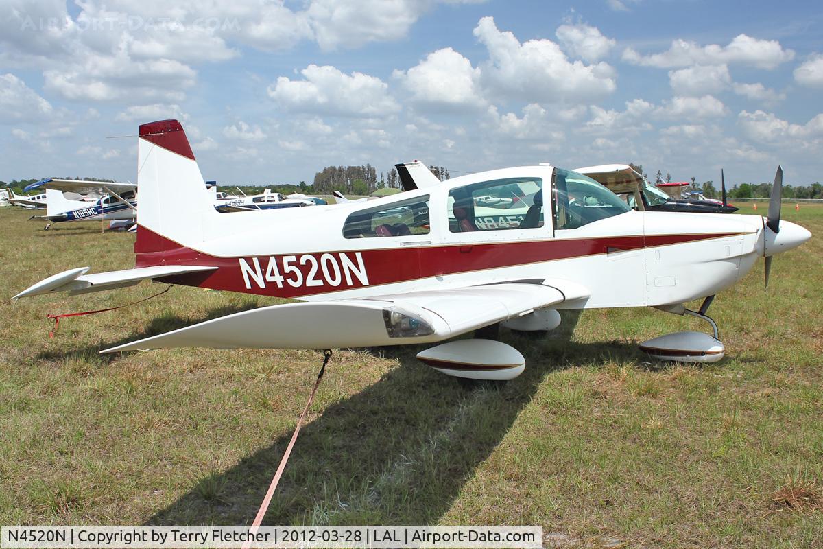 N4520N, 1979 Gulfstream American Corp AA-5B C/N AA5B1063, At 2012 Sun N Fun