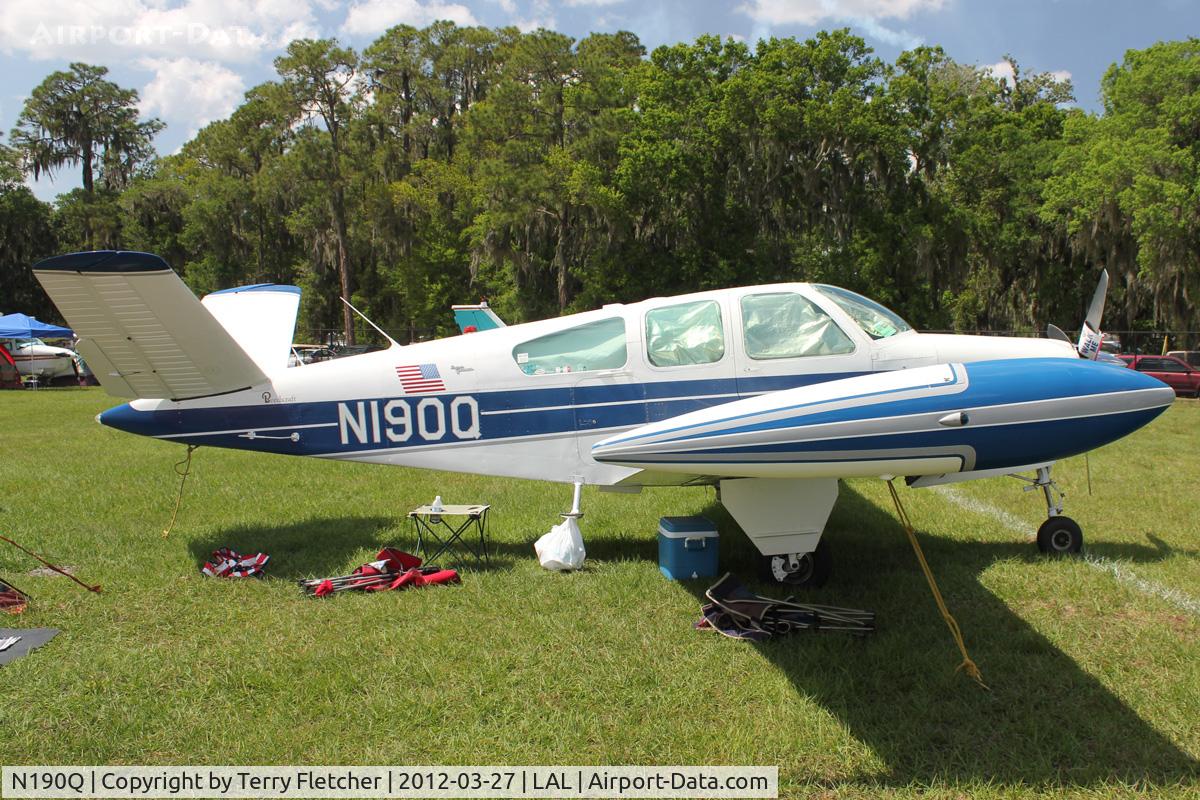 N190Q, 1964 Beech S35 Bonanza C/N D-7551, At 2012 Sun N Fun