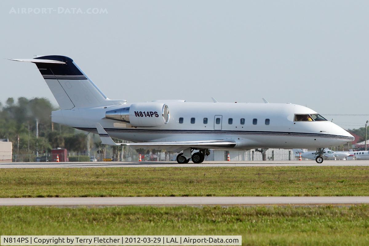 N814PS, 2002 Bombardier Challenger 604 (CL-600-2B16) C/N 5544, At 2012 Sun N Fun