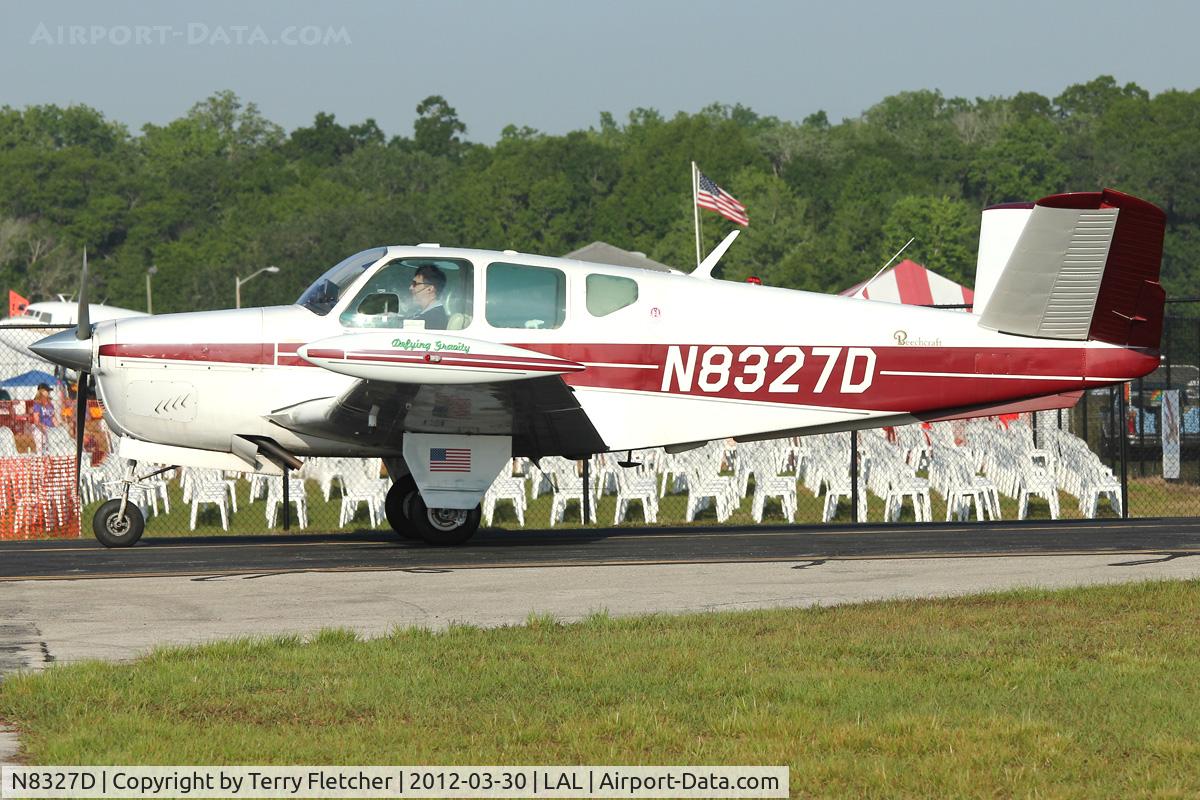 N8327D, 1957 Beech J35 Bonanza C/N D-5411, At 2012 Sun N Fun