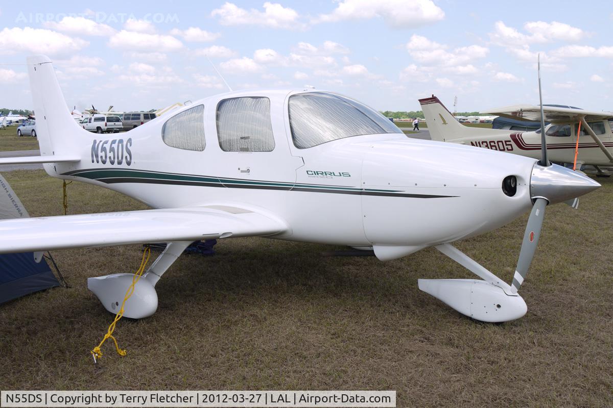 N55DS, 1999 Cirrus SR20 C/N 1010, At 2012 Sun N Fun