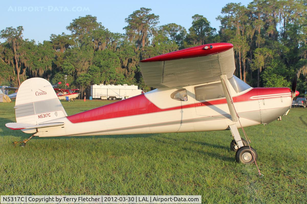 N5317C, 1950 Cessna 140A C/N 15437, At 2012 Sun N Fun