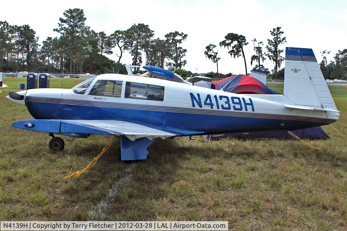 N4139H, 1978 Mooney M20J 201 C/N 24-0639, At 2012 Sun N Fun