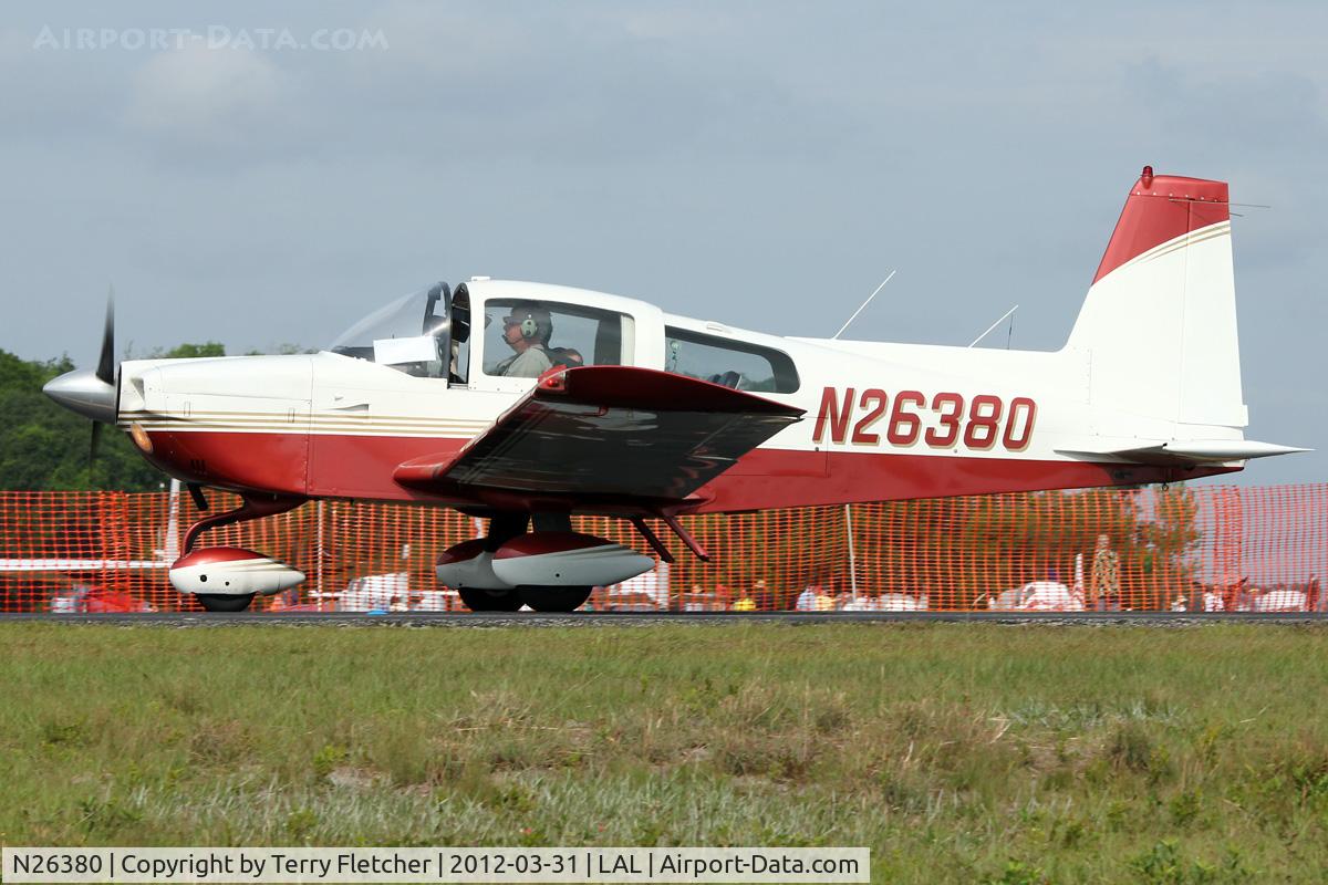N26380, 1977 Grumman American AA-5A Cheetah C/N AA5A0404, At 2012 Sun N Fun