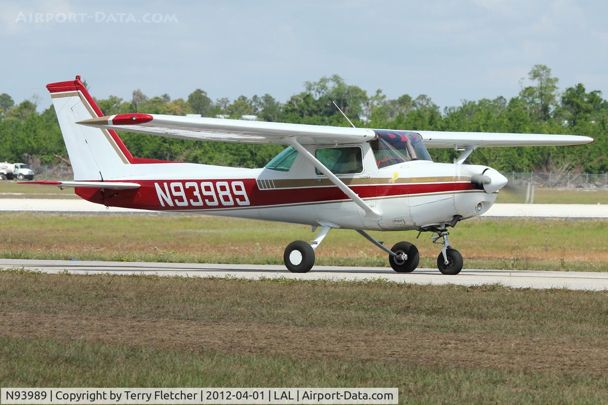 N93989, 1982 Cessna 152 C/N 15285580, At 2012 Sun N Fun